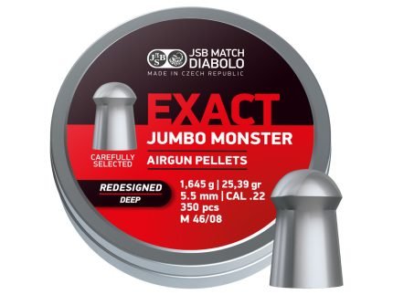 JSB Redesigned Match Diabolo Exact Jumbo Monster, .22 Cal, 25.39gr