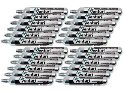 Air Venturi 90 Gram CO2 Cylinders, 24 Pack (*)