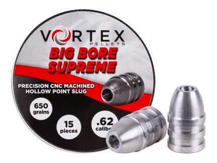 Hatsan Vortex Big Bore Supreme Slugs .62 Cal, 650gr - 15ct
