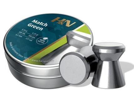 H&N Match Green .177 Cal, 5.25 gr - 500 ct